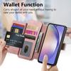 For Samsung Galaxy A16 4G/Galaxy A16 5G Magnetic Leather Case with Detachable RFID Blocking Zipper Wallet Cover