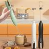 Electric Milk Frother High-Speed Motor One-key Start Handheld Egg Blender Coffee Mixer Wand Kitchen