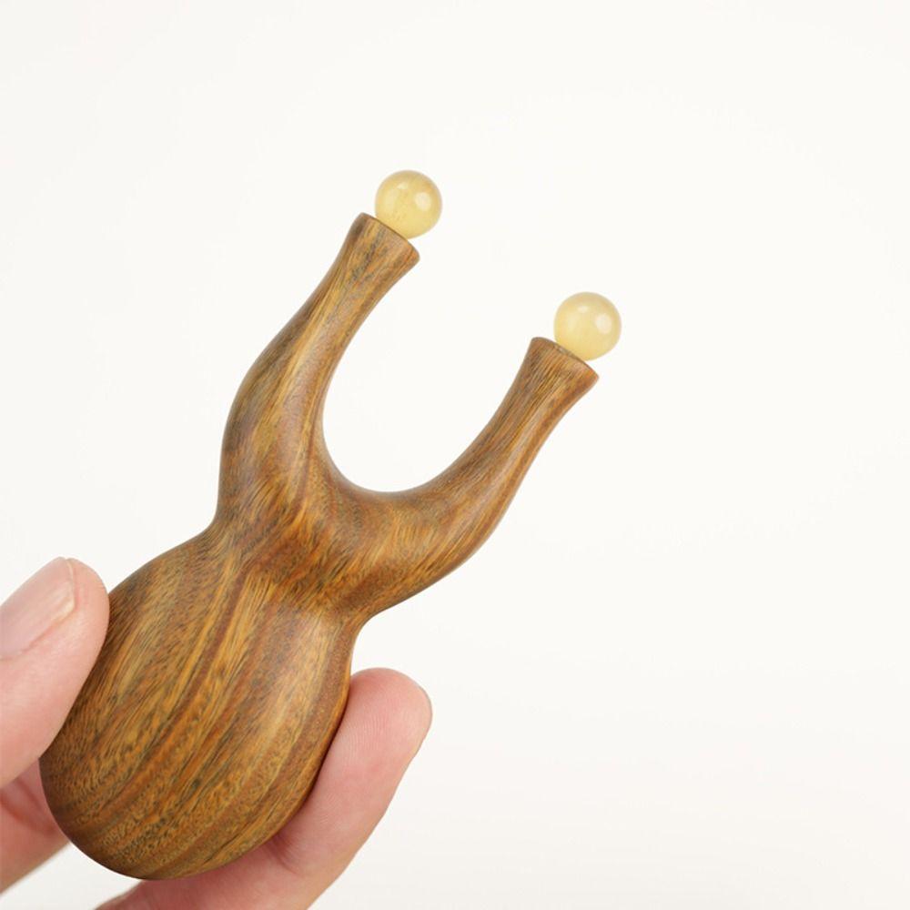 Fascia Lifting Meridian Massager Comb Wooden Handle Face Manual Massager  Nose Bridge Lifting