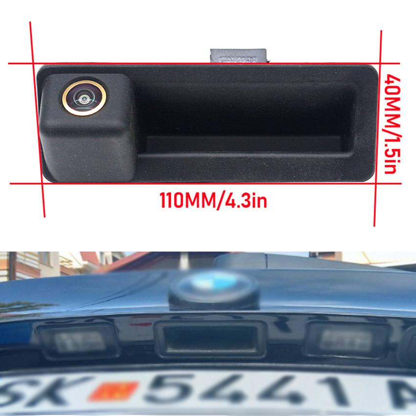 Car Rearview Camera Trunk Handle Trajectory For BMW 3 5 Series E39 E46 E53 E60 E61 E70 E71 E72 E82 E88 E84 E90 E91 E92 E93 X1 X5