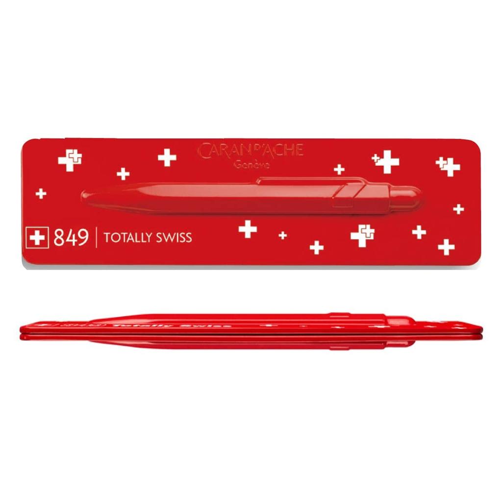 Шариковая ручка CARAN 849 Pop Line La Poya в металлической банке, обычная импортная продукция D'ACHE на масляной основе NF0849-754