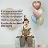 Детские шары с цифрой 1 на первый день рождения для украшения вечеринки и фотореквизит.