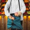 Washable Fruits Gathering Pouch Tear Resistance Foldable Foraging Apron  Gardening