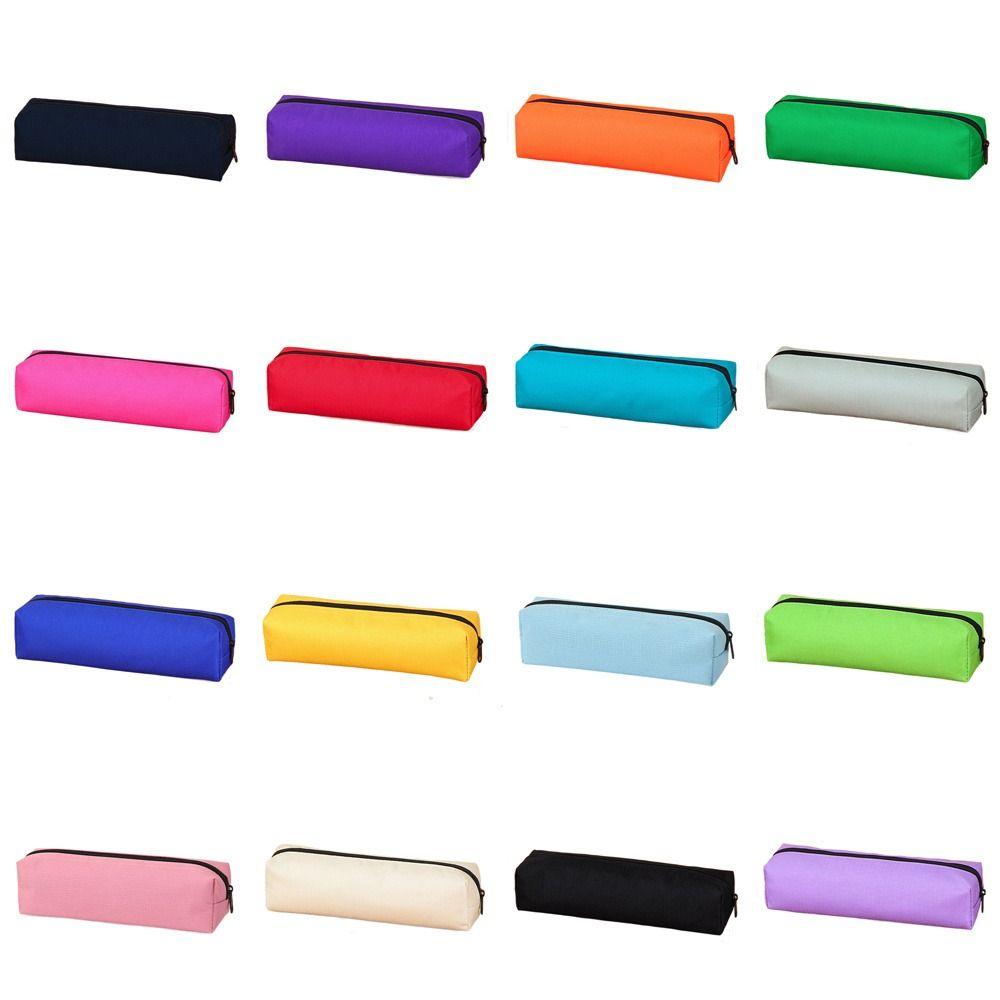 Пеналы большой вместимости, на молнии, для канцелярских принадлежностей, для девочек и мальчиков, пенал, школьные принадлежности