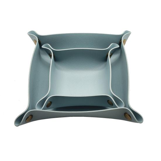 Многофункциональный складной лоток для хранения, однотонная подставка под кофейные чашки, декоративный органайзер для хранения ювелирных изделий