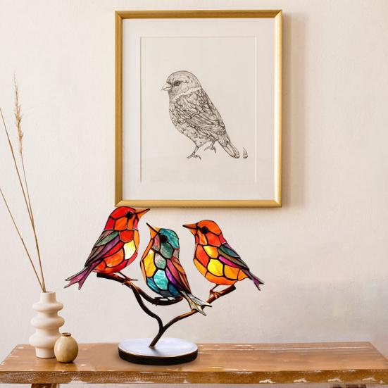 Модная тонкая работа, декоративная изысканная скульптура птицы, украшение, украшение для комнаты, украшение в виде птицы