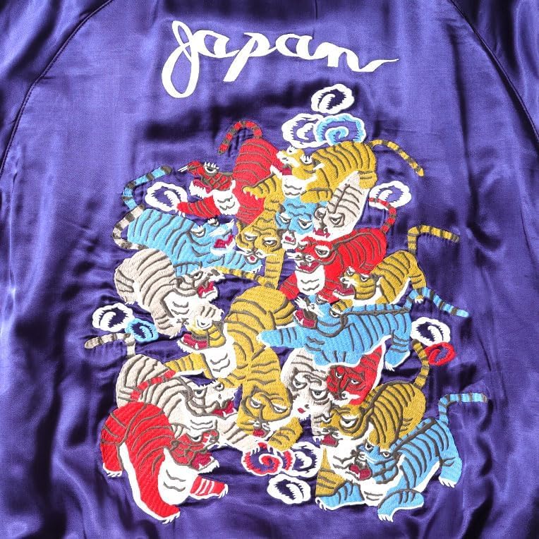 ВИСКОЗНАЯ СУВЕНИРНАЯ КУРТКА 51396 СИНЯЯ [Хьюстон] (СТО ТИГРА)