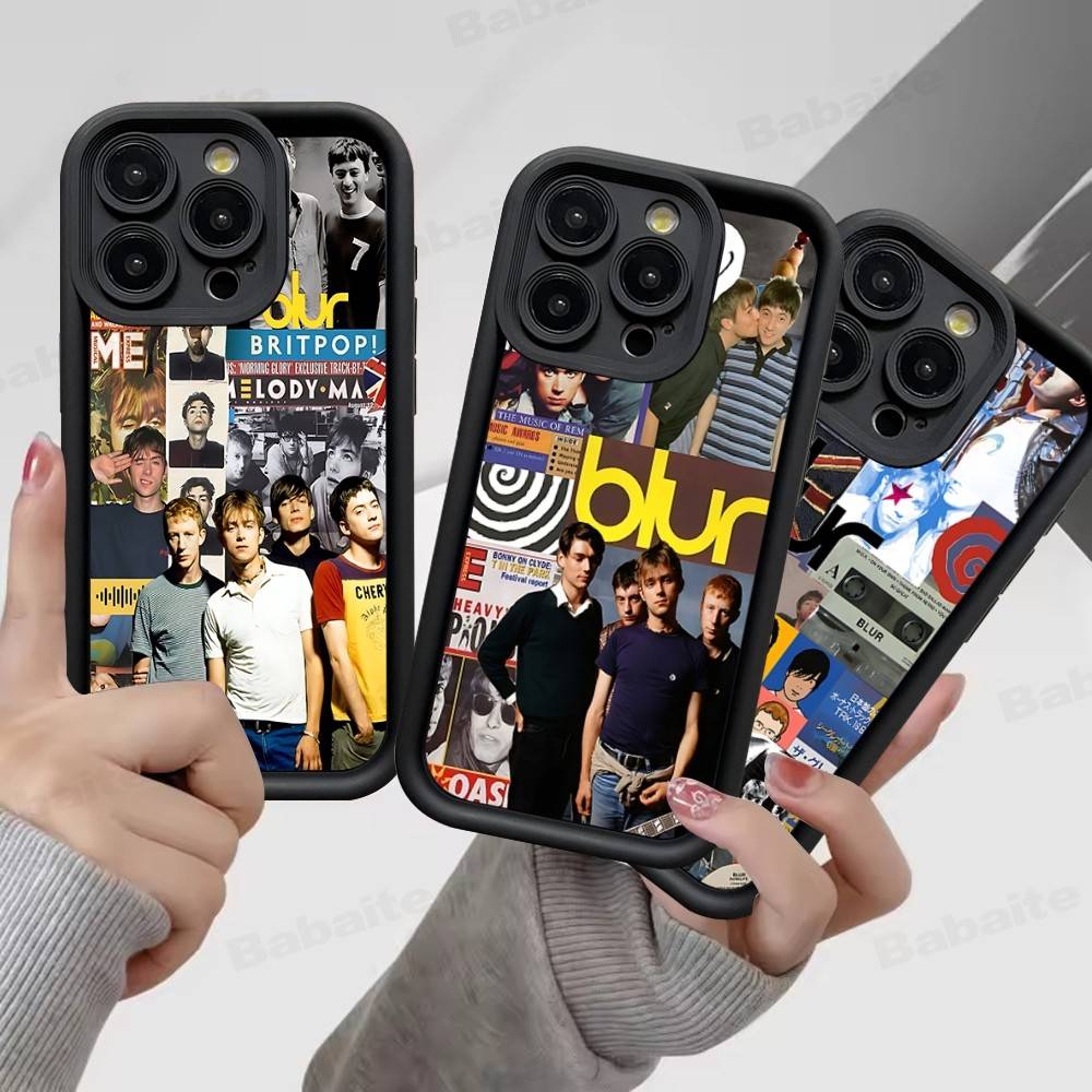 Чехол для телефона Rock Band B-Blur Для IPhone 17 16 15 14 13 12 11 Pro Max 16E Plus INS Мягкий чехол