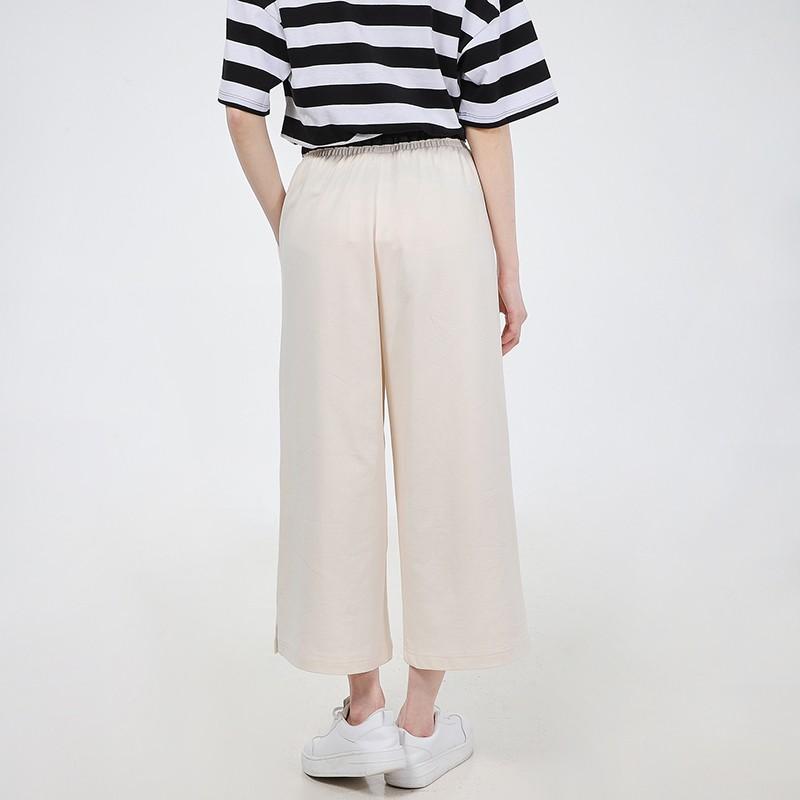 Puma Elevate Culottes Breathable Wide-Leg Pants Women Bottoms Off-White 532613-75