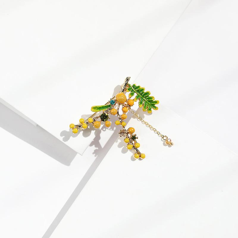 Senior Brooches Flower Leaf Brooch Pins for Women Suit Pendant Fashion Brooches Jewelry