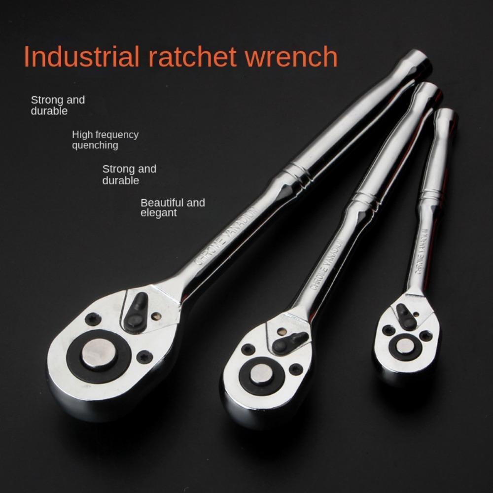 Инструмент для ремонта автомобиля Трещоточный ключ 24-зубчатый торцевой ключ с трещоткой Быстросъемная рукоятка с трещоткой