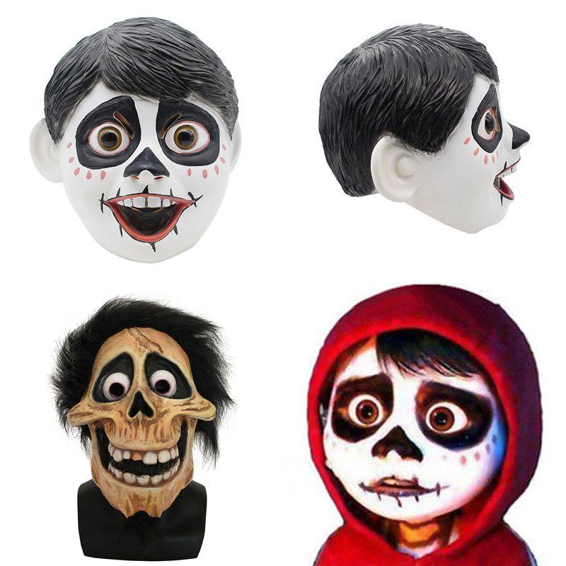 Movie Coco Miguel Hector Rivera Cosplay Mask With Soft And Comfortable Latex Material