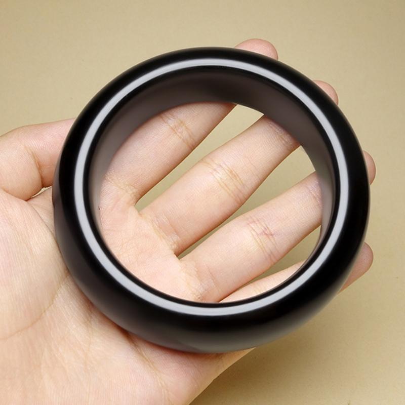 15 мм натуральный хотанский нефритовый чернильный нефритовый браслет модный браслет с изумрудом нефритовый браслет женский подарок