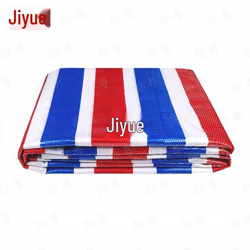 Jiyue Three-Color Striped Waterproof Outdoor Tarp