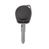 2 Buttons ABS + Metal Keyless Key Shell Car Remote Key Fob with ID46 Chip With Battery