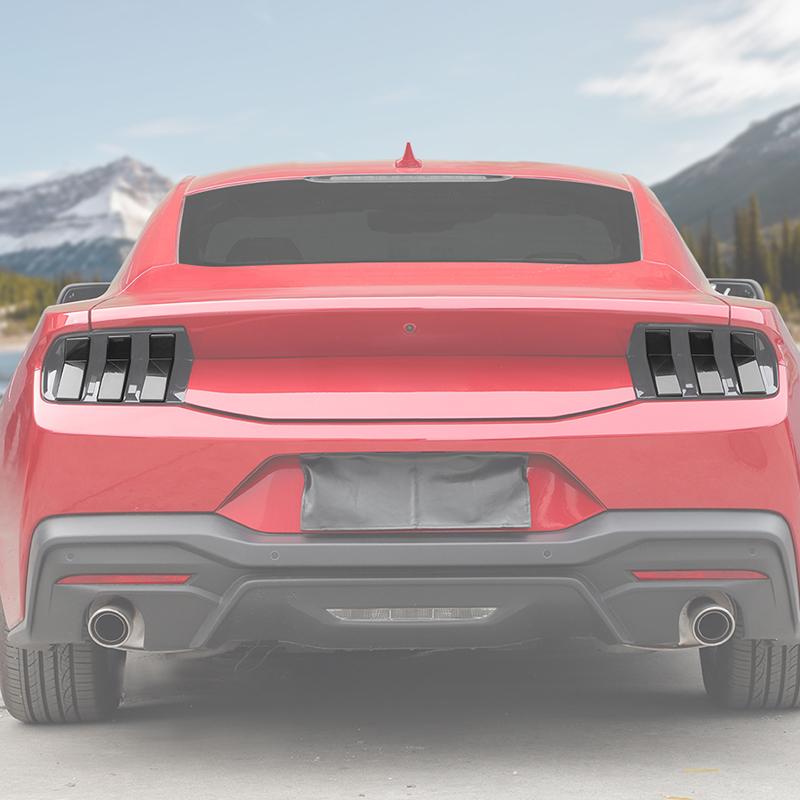 Car Tail Light Cover Taillight Decorative Stickers  For Ford Mustang 2024 Up Car Exterior Accessories, ABS Plastic