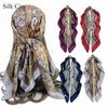 High-quality Luxurious Silk Scarves Headband Scarfs Neck Scarf For Women Chain Silk Scarf Women's Decorative Shawl