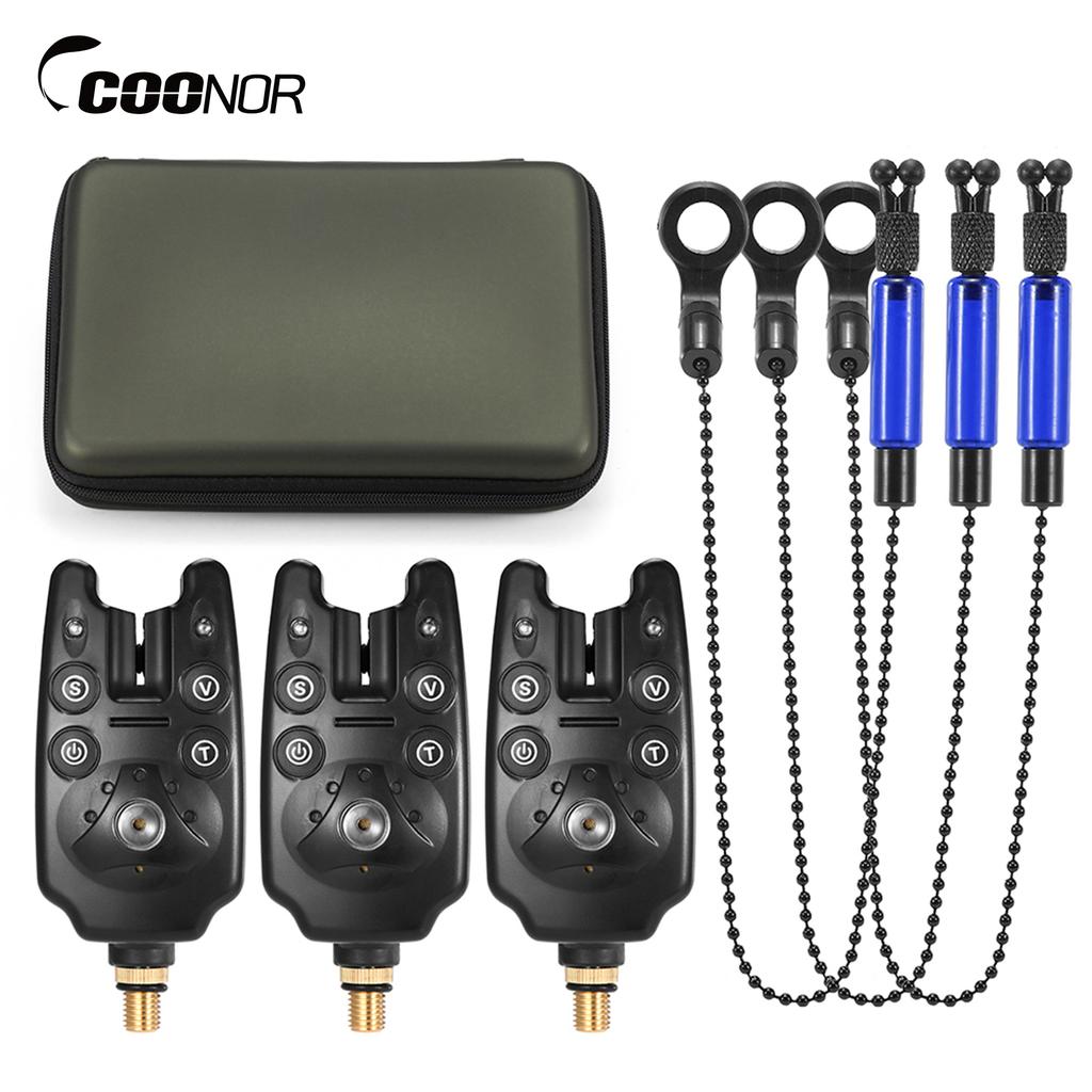 Сигнализаторы поклевки, цепочка оповещений, свингерный комплект, комплект цифровых сигнализаций для рыбалки, светодиодный индикатор сигнализации, оповещение