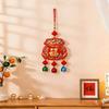 Flocking Chinese New Year Decoration Spring Festival Pendants  Door Window Wall Decor