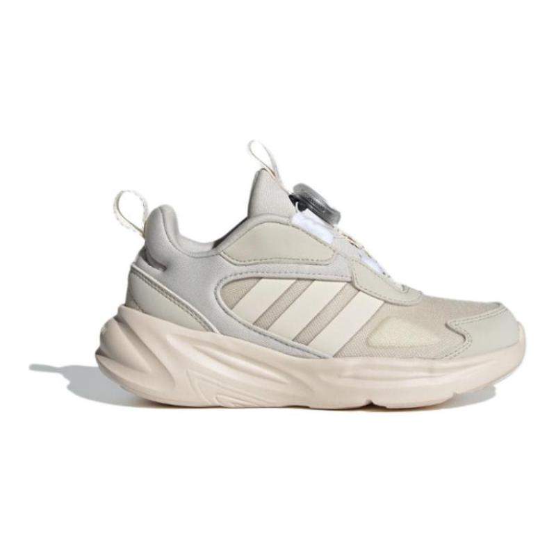 Adidas Ozelle Устойчивые к истиранию Низкие Детские Повседневные Кроссовки Серые Детские Кроссовки IE6407
