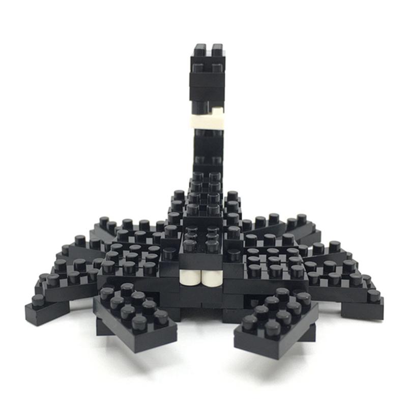Simple Level Scorpion Model Micro Size Building Blocks Animal Educational Toys for Children