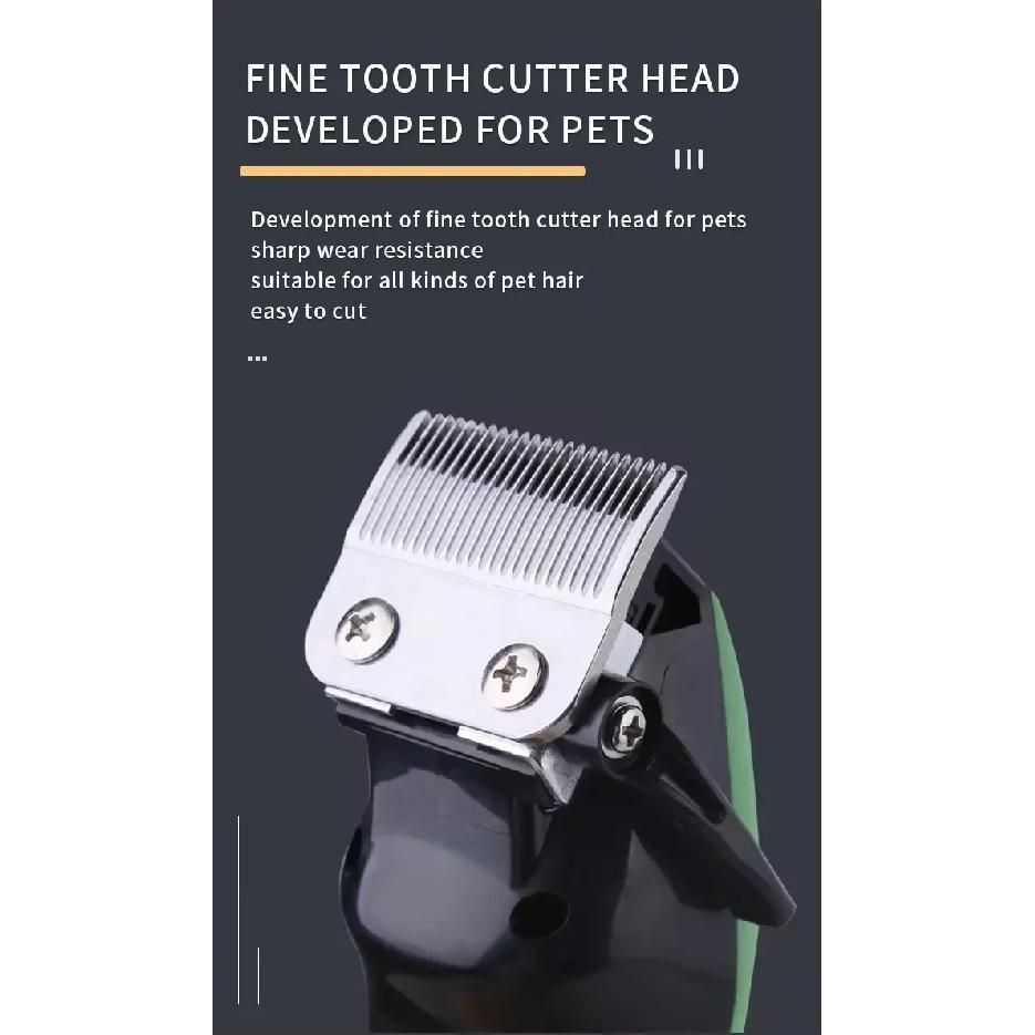 Kemei Pet Grooming Hair Clippers Rechargeable Cat Hair Trimmer for Dogs Professional Electric Rechargeable Cats Shaver KM-cw10