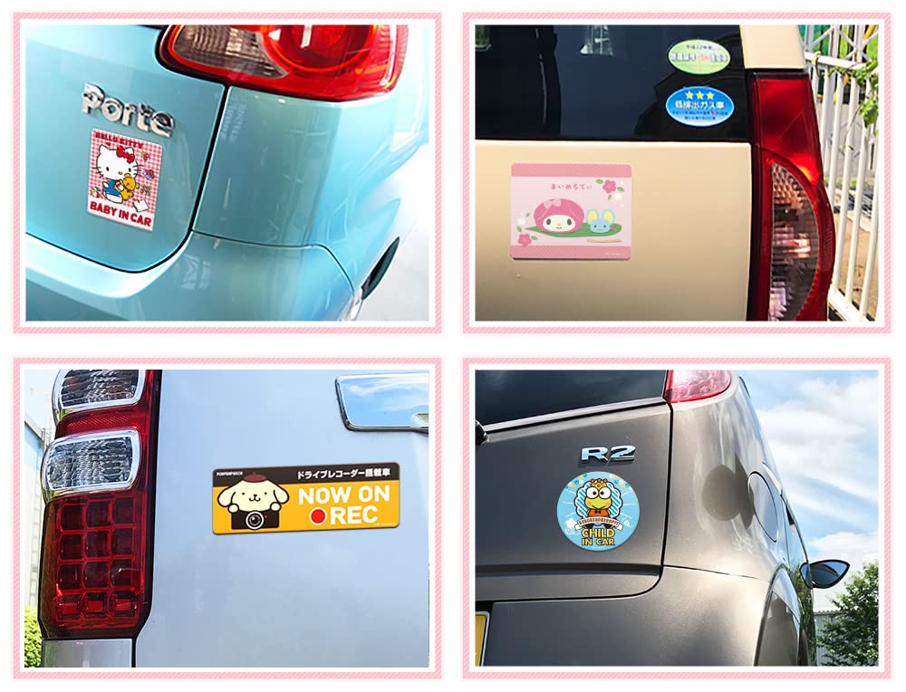 Магнитная наклейка Kuromi Car [Pick-up] высечка