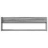 Magazine Shelf Grey Sonoma 100 x 12 x 30 cm Particleboard