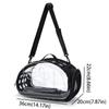 Breathable Pet Shoulder Crossbody Bag Foldable Large Capacity Pet Outing Bag Portable Collapsible Cat Backpack Space Cabin