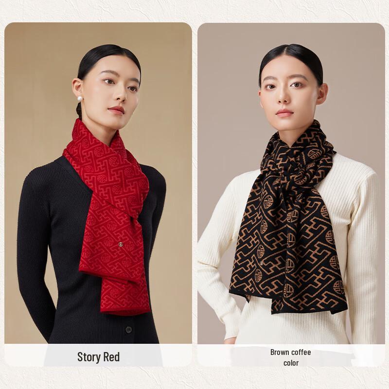 Shanghai Story 100% Merino Wool Scarf & Shawl