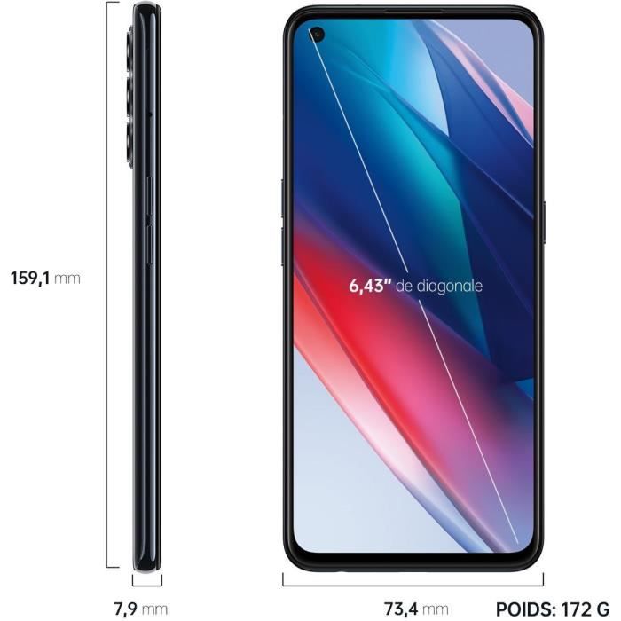 OPPO Find X3 Lite 5G 128 ГБ Черный