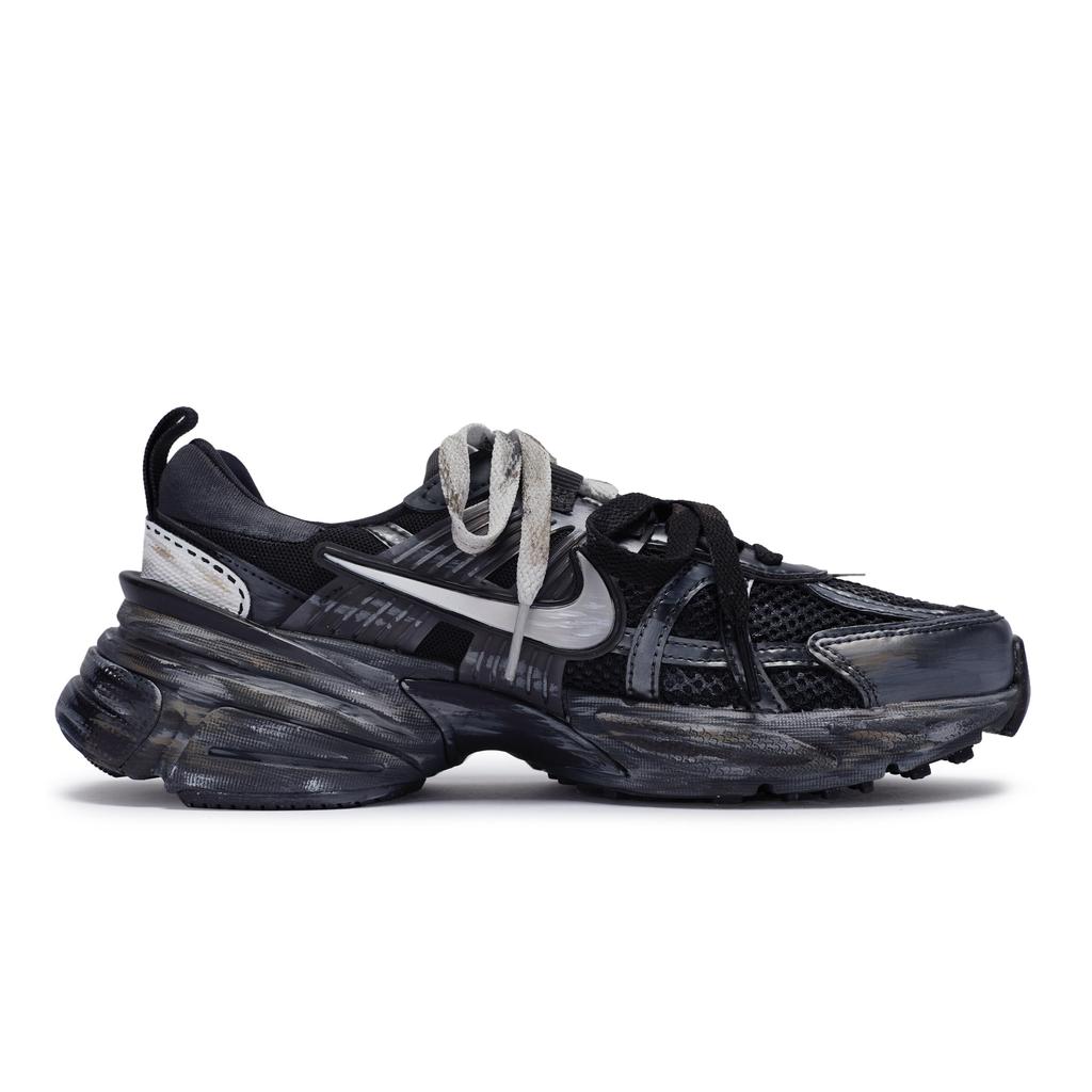 Nike V2K Run Низкие Повседневные Беговые Кроссовки Унисекс Цементно-Серый Черный FD0736-001(Team80-S-BOX)