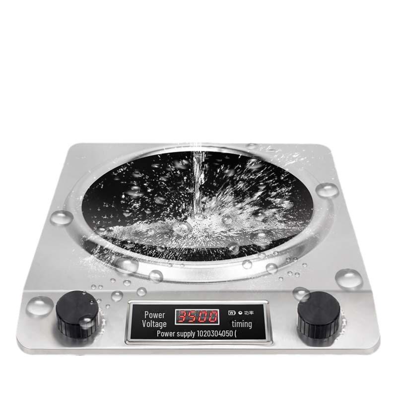 Concave 5000W High-Power Induction Stove: Commercial Stir-Fry, Stainless Steel, Multifunctional Electric Ceramic Cooker
