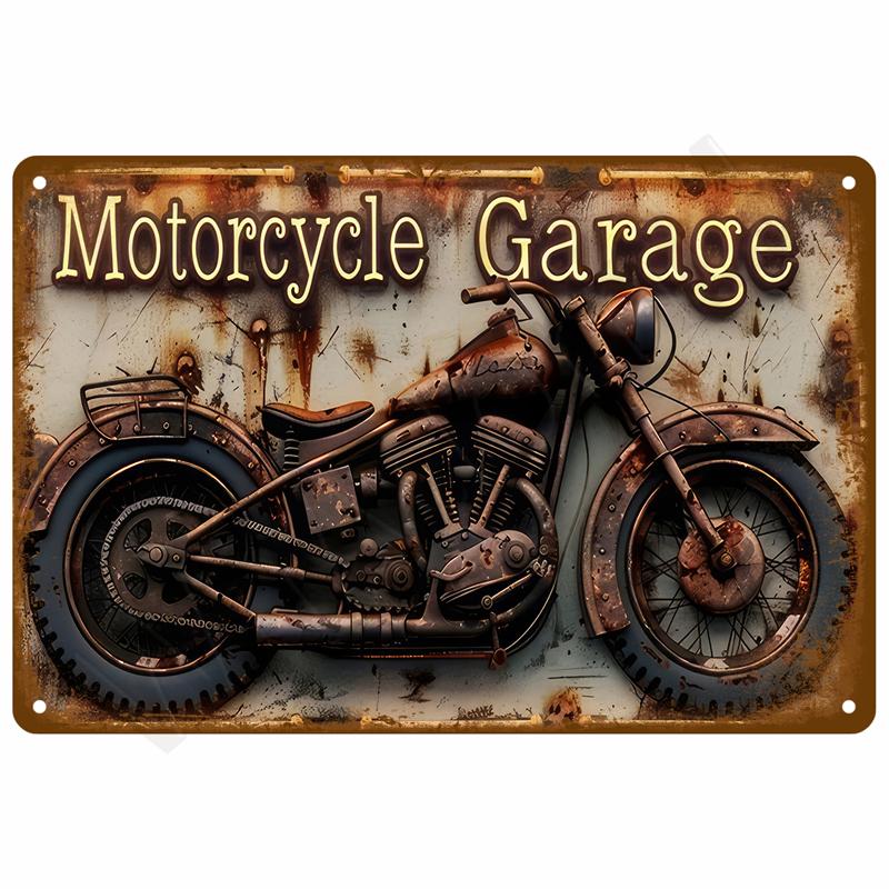 Винтажная металлическая пластина Жестяная табличка Тарелки Бар Ретро Металлическая вывеска Настенное искусство Мурал Эстетичные предметы декора для комнаты дома Постер Украшение для гаража