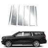 For Chevrolet Suburban/GMC Yukon XL 2015-2020 Car Pillar Posts Door Window Trim Cover Stickers Exterior Accessories
