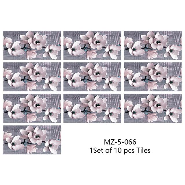 10 шт., настенная наклейка на плитку с цветочным узором, 15X30 см, маслостойкая кухонная наклейка для ванной комнаты, умывальник, водостойкая пилинг-палка, художественные наклейки на стены