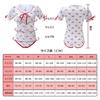 [LittleForBig] Adult Lolita Romper [Sparkling Cherry Print] Ribbon Bow Lace Cotton Pajamas, Size S