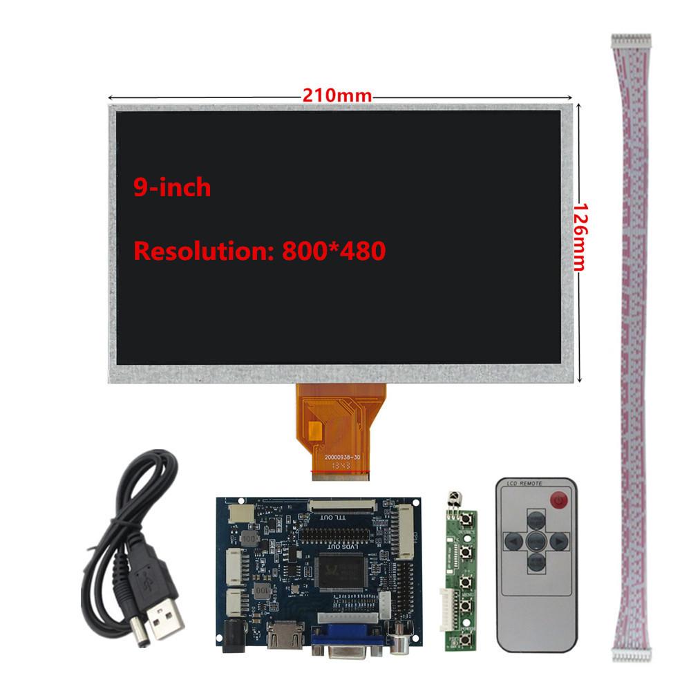 6,5/7/8/9/10,1-дюймовый ЖК-экран TFT IPS DIY Монитор Плата управления драйвером HDMI VGA AV Raspberry Pi Портативный компьютер Дополнительный экран