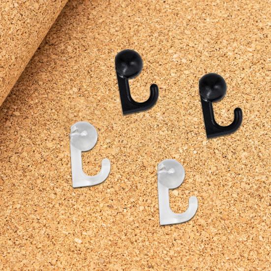 50 шт. канцелярская кнопка с крючком пластиковая коробка черная прозрачная пробковая доска для объявлений доска настенная карта фото фиксация канцелярская кнопка офисные товары для дома