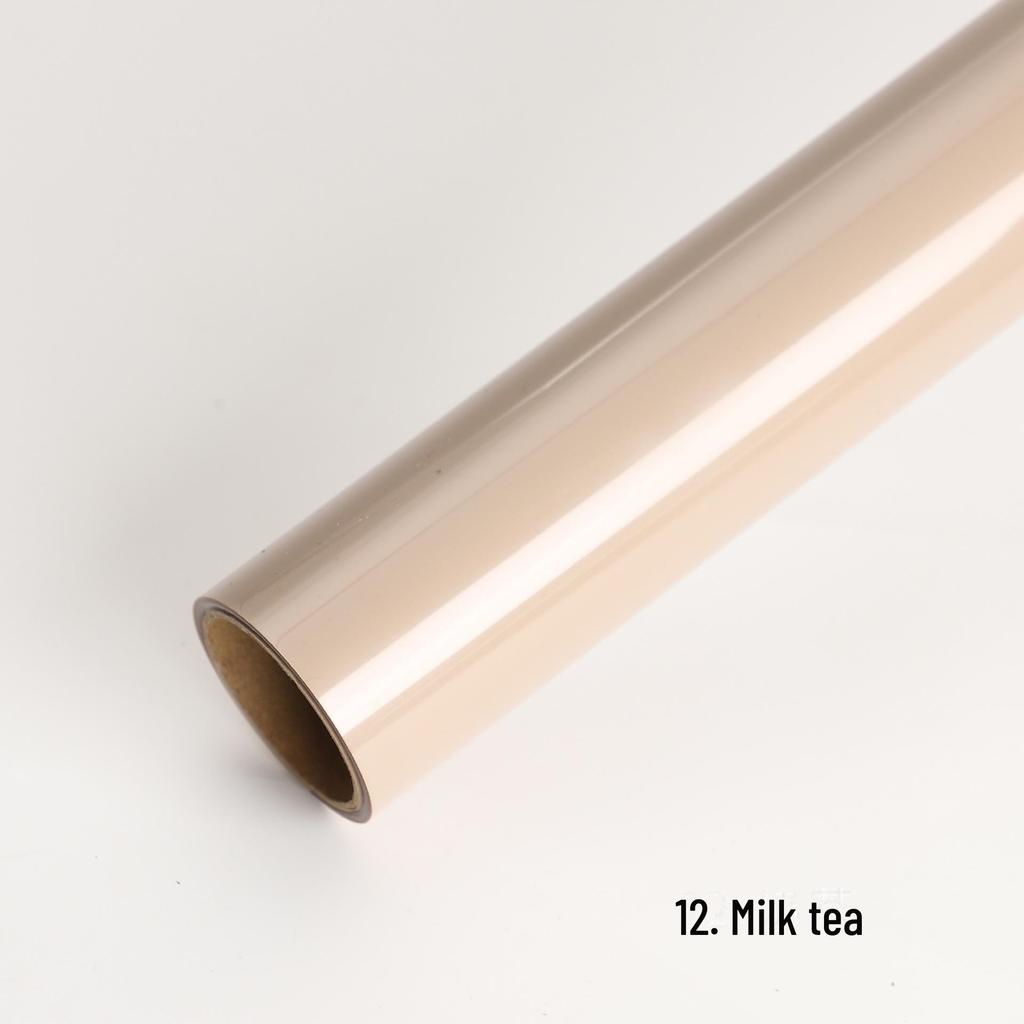 Рулонная желейная пленка, водонепроницаемая упаковочная бумага для цветов, прозрачная хрустальная бумага для цветочных магазинов