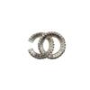 Seiko Coco Style Women's High-Quality Double C Square Diamond Brooch Pin