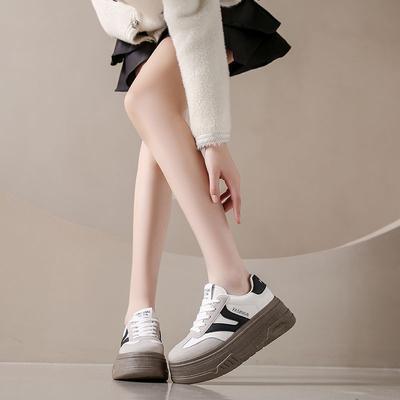 Немецкие кроссовки на толстой подошве для женских новых моделей весна-осень 2025 года, взрывной рост популярности, и универсальные белые кроссовки на мягкой подошве