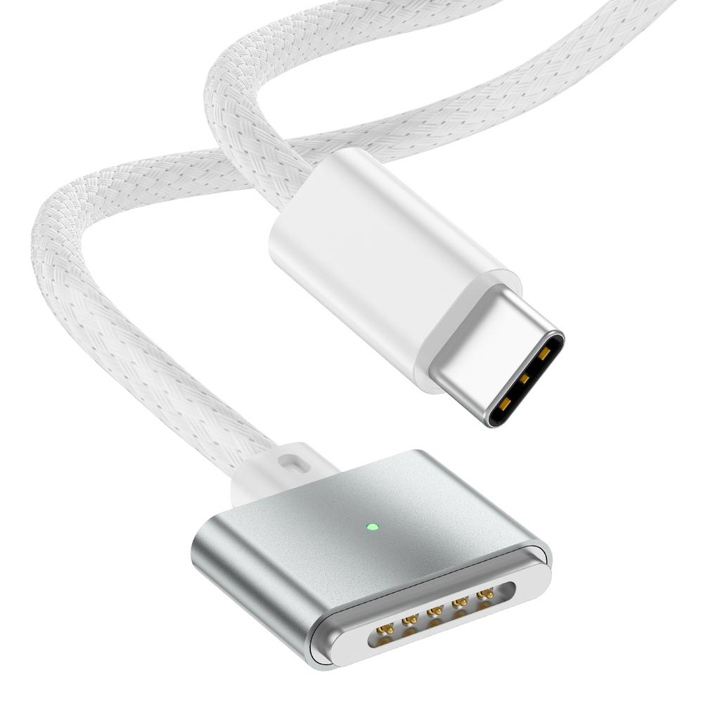 USB Type C для Magsafe 3 Магнитный зарядный шнур для ноутбука Зарядный кабель-конвертер PD 140 Вт для MacBook Air/Pro A2442 A2485 A2681