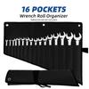 Water Proof Oxford Cloth Wrench Roll Organizer Elastic Straps Wrench Pouch  Tool Organization