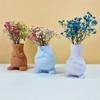 Vase Resin Molds Heart Postures Silicone Mold Succulent Plant Flower Pots Mold Epoxy Resin Casting Mould Home Decorations
