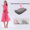 Новый пляжный быстросохнущий халат унисекс для взрослых, солнцезащитный и ветрозащитный халат, плащ с капюшоном, пляжное полотенце