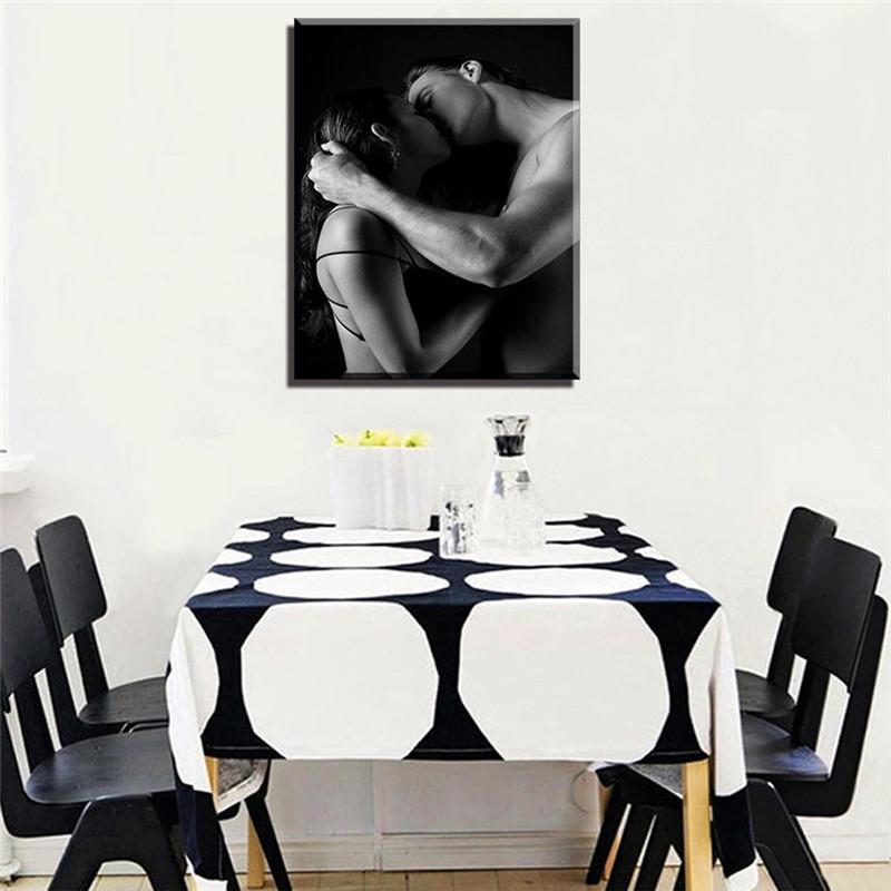 Алмазная картина пара DIY любовник черно-белая частичная алмазная вышивка великолепная серия