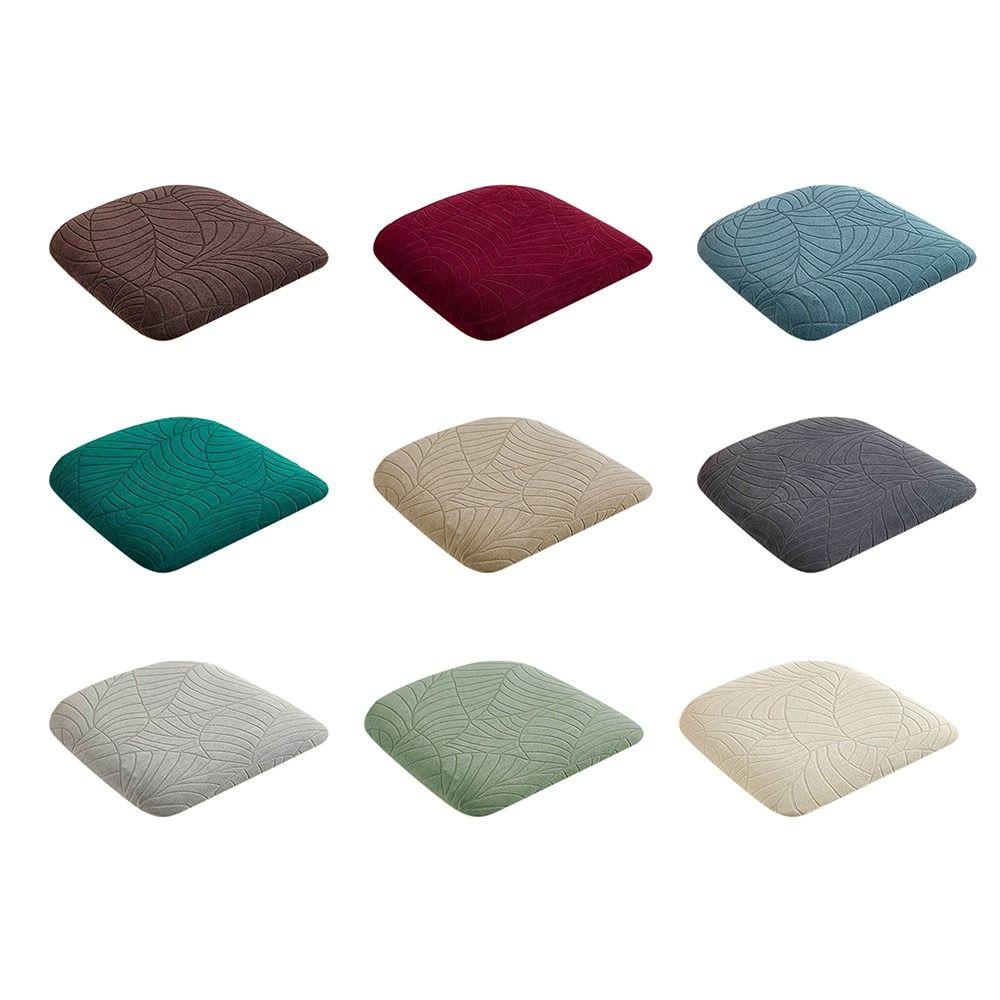 Washable Chair Seat Cover Stretch Seat Cushion Covers Without Backrest Chair Protector