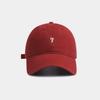 Three dimensional Embroidery Women's Fashionable Wide Brimmed Brim Soft Top Big Head Cap  Young and Individualistic Baseball Cap  Trendy and Versatile