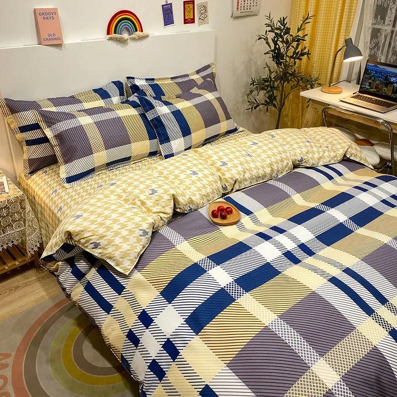 Мягкий пододеяльник, простыня, наволочка, комплект постельного белья с рисунком Love Hear